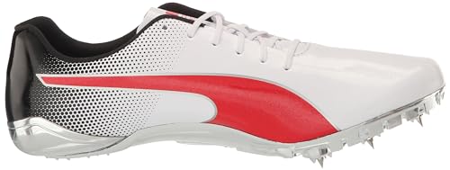 PUMA Tênis masculino Evospeed Electric 13, Puma branco-puma preto vermelho puma, 41