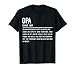 Herren Opa Definition - Süßes Geschenk für den coolen Opi Großvater T-Shirt