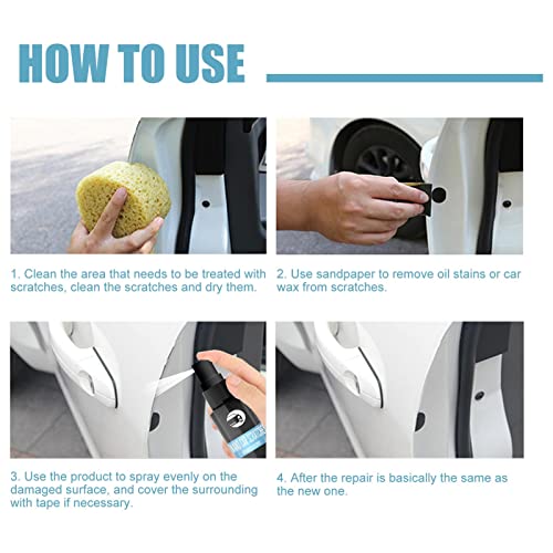 Scratch Removal for Cars - 100ml Car Paint Scratch Repair - Car Restorer Spray High Gloss Hydrophobi