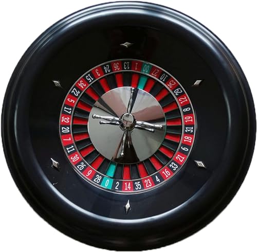 Juego de ruedas de ruleta, diseño profesional de doble cero con tocadiscos estable, perfecto para juegos en casa o eventos de fiesta