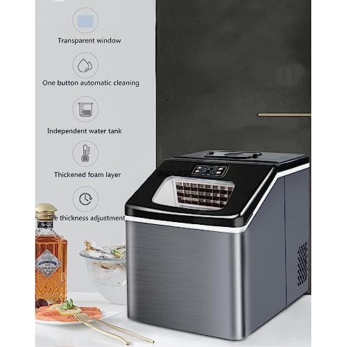 Machine à glaçons 30kg carrée et compacte pour maison et commerce