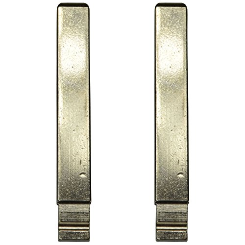 qualitykeylessplus Two Uncut Flip Key Replacements for GM Switchblade Remote Blank Blade