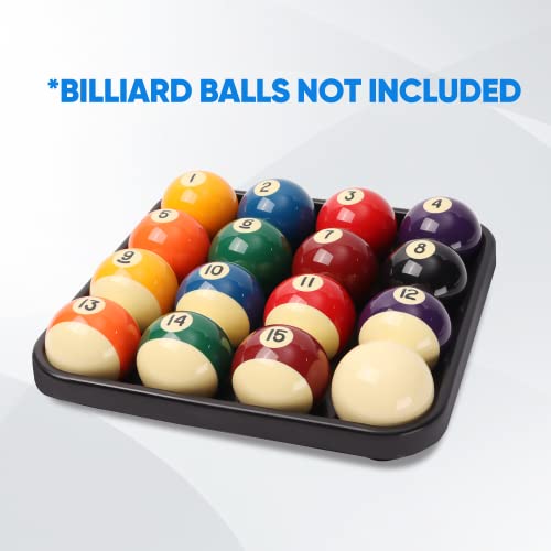 Gse Black Plastic Pool Ball Carrying Tray, Billiard Ball Storage Tray For 16 Balls Full Set Regulation Size Billiard Balls #TOP1