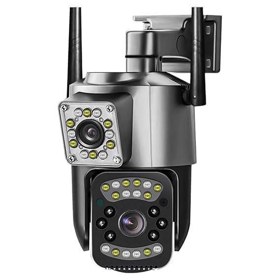 Fabbay Smarthome 4G/5G SIM 5+5MP Dual Lens/Screen Pan & Tilt Zoom CCTV Outdoor Camera, Weatherproof(IP66), 2 Way Talk, Motion Detect, Supports SD Card Up to 256 GB, (Black Outdoor 4g)-image-33