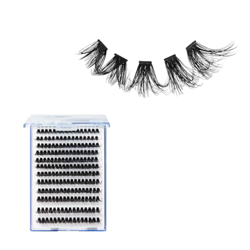 Broadway Lash Clusters 9-16mm 200pcs Assorted False Eyelashes Customizable DIY Individual Lash Extensions for Beginners Lightweight & Comfortable Narrow Band Great for Everyday Glam & Volume