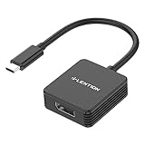 LENTION USB C to DisplayPort Adapter (4K/60Hz) Compatible with MacBook Pro 2025-2016 13/15/16, 2025-2018 Mac Air/New iPad Pro/Surface, Chromebook, More (CB-CU208, Black)