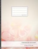  Punktraster Notizbuch • A4-Format, 100+ Seiten, Soft Cover, Register, „Pink Bouque“ • Original #GoodMemos Dot Grid Notebook • Perfekt als Skizzenbuch, Tagebuch, Handlettering Übungsbuch