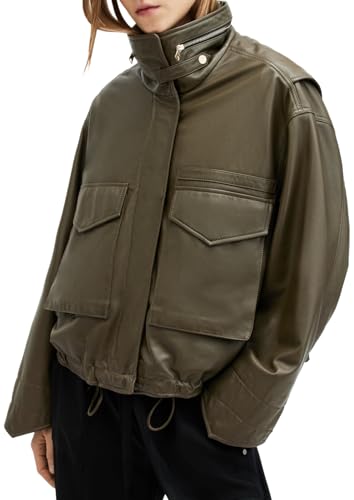 Women's Clay Leather Jacket4