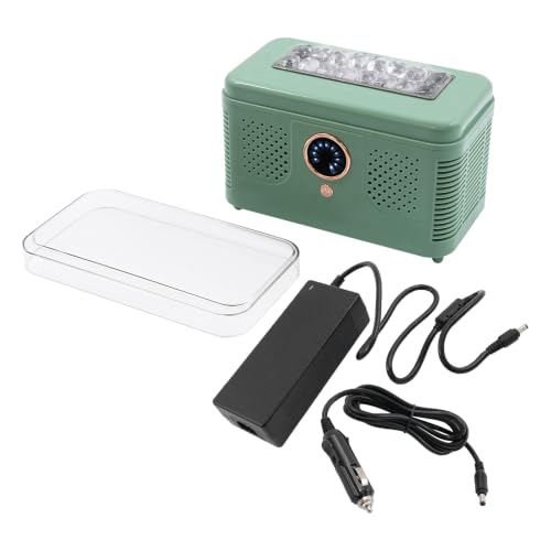 Máquina de hielo compacta portátil rápida para hacer cubitos de hielo, 12 V
