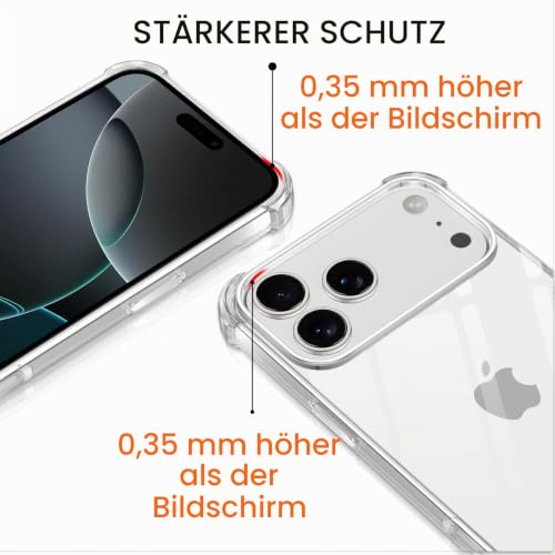 Pnakqil Handyband für iPhone 18 Pro/iPhone 17 Pro Hülle mit Band, Schwarz – Ansicht 2