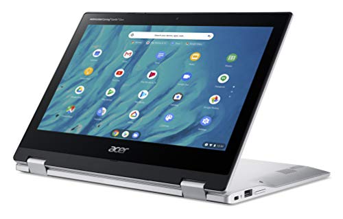Image of Acer Convertible Chromebook Spin 311, 11.6 inch HD IPS Touch, MediaTek MT8183 Processor, 4GB RAM, 32GB eMMC, Chrome OS, Silver, CP311-3H-K4S1