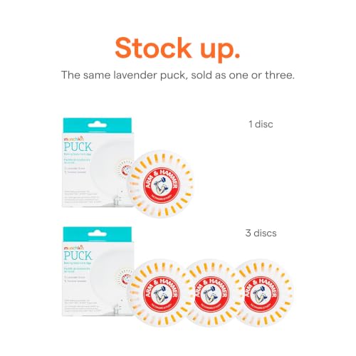 Munchkin Arm & Hammer Puck Diaper Pail Deodorizer, Lavender, 3 Count - image 6