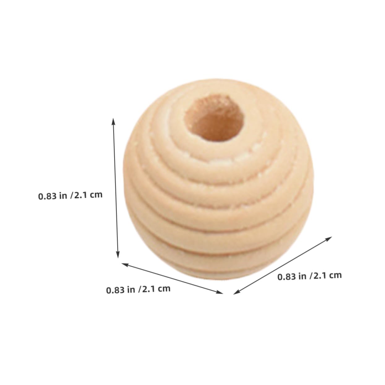 jojofuny Accesorios De Cuentas De Madera Perlas Lindas Encerado Perlas Diminutas Cuentas Espaciadoras Para Hacer Pulseras Pequeñas Para Hacer Pulseras 50 Piezas X 4