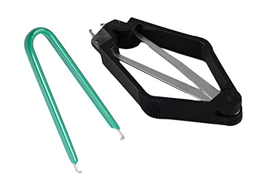 Liyafy PLCC IC Chip Extractor Motherboard Circuit Board Component Puller and U Shape IC Chip Extractor Puller ROM Extraction Tool Kit