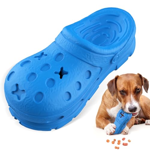 Dog Toys for Aggressive Chewers, Indestructible Dog Toys for Large Dogs, Tough Dog Toys Natural Rubber Interactive Dog Chew Toy with Bleef Flavor (Blue) Dog Toys for Aggressive Chewers, Indestructible Dog Toys for Large Dogs, Tough Dog Toys Natural Rubber Interactive Dog Chew Toy with Bleef Flavor (Blue)