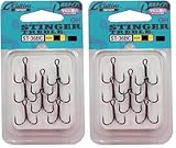 OWNER(オーナー) フック カルティバ ST-36BC スティンガートリプルフック 6号 ガンブラックコート 11548 (× 2)