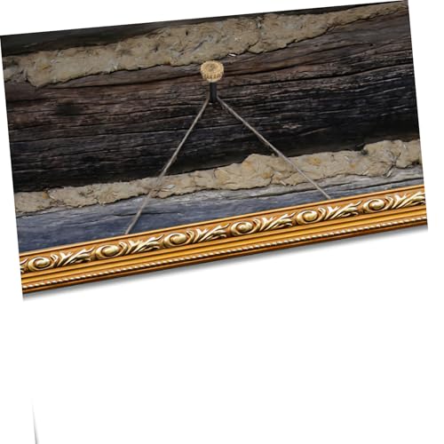 Image of PRETYZOOM 20pcs Decorative Wall Nails for Picture Hanging Copper Picture Frame Hardware Elegant Design for Artwork and Decor Strong Support for Home Display