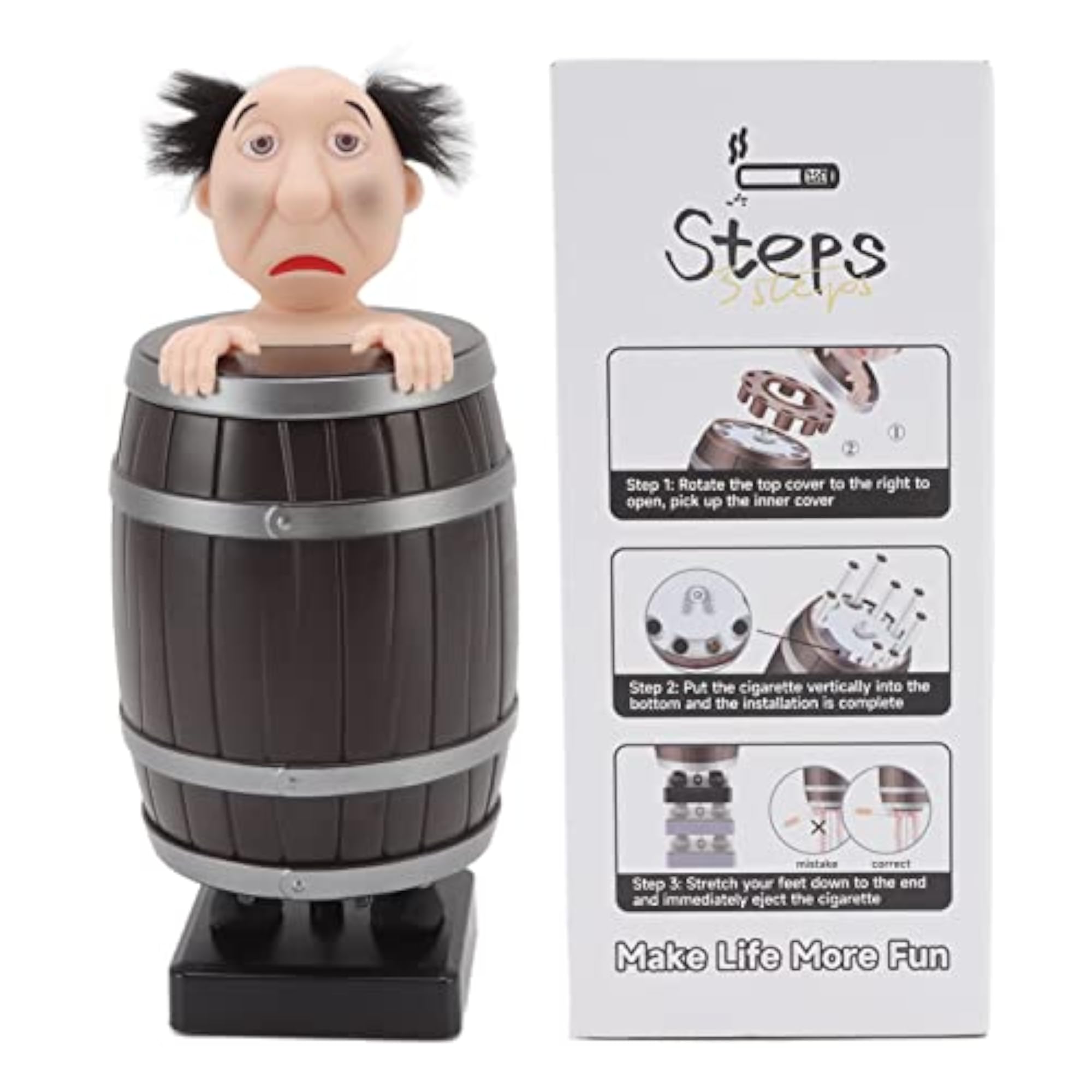 Funny Cigarette Holder Portable Automatic Bounce Case
