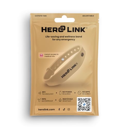 Pulsera médica ajustable de silicona Hero Link miniatura 2