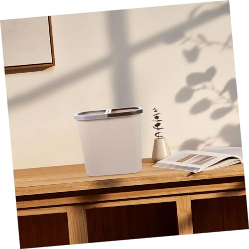 Bote de basura plástico con doble compartimento para cocina y baño miniatura 4