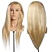 Testa per esercitazione Louisa, 60 cm, biondo chiaro