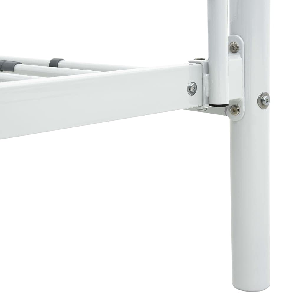 Cama litera de Metal Blanca 90x200 cm