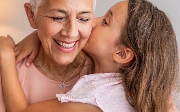 Gifts for Grandma Generations Necklace Rhinestone Knot Necklace for Grandma Birthday Mother's Day Christmas Holiday - Image 2