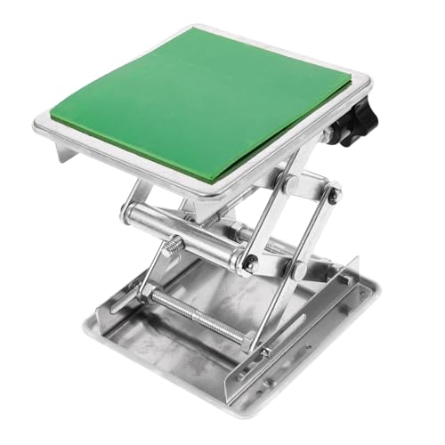 HOMOCONO Mini Lift Platform for Laboratory Lifting Platform Stand Laboratory Lifting Platform Lift Table Stand Labs Jack Lift Jack Table Stand Jack Platform Scissor Lift Stainless Steel