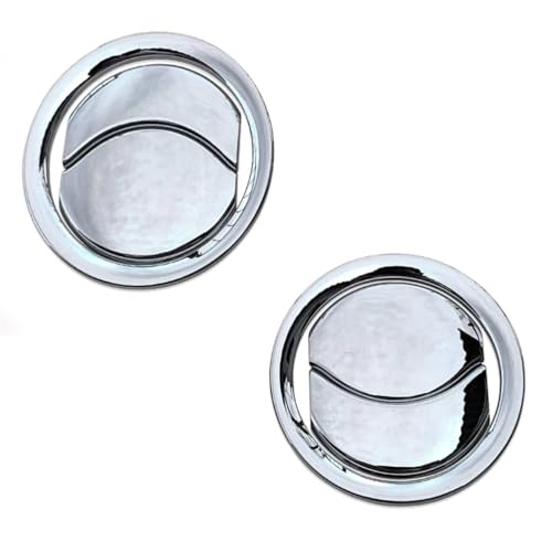 エブリィワゴン DA17W エブリィバン DA17V MH34S/MH44S ワゴンR MK32S/MK42S スペーシア エアコンリング カバーエアコンカバー メッキ/カーボン調/チタン色 6P (メッキ)