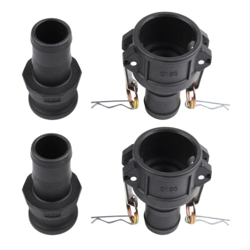Acoplamiento Camlock tipo C+E de polipropileno con rosca interior 2