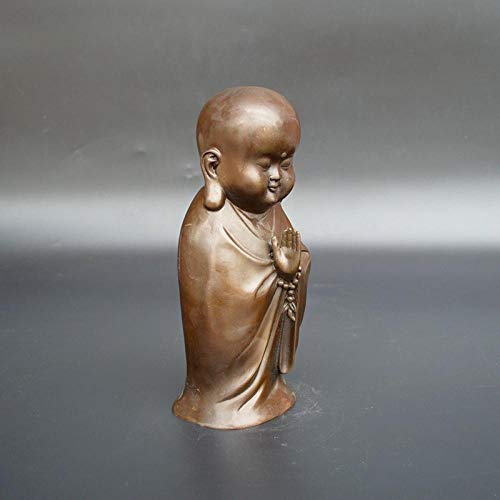 Figurines en cuivre pur du Moine de Sable pour offrir un cadeau artisanal unique