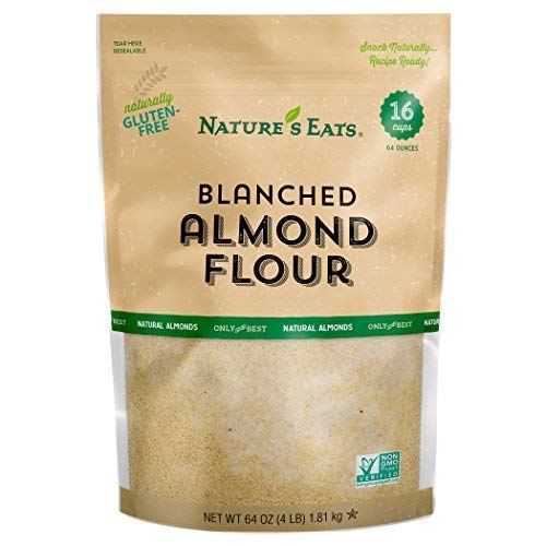 Nature's Eats Blanched Almond Flour, 64 Ounce & Cashew Flour Finely Ground, 32 Oz #TOP1