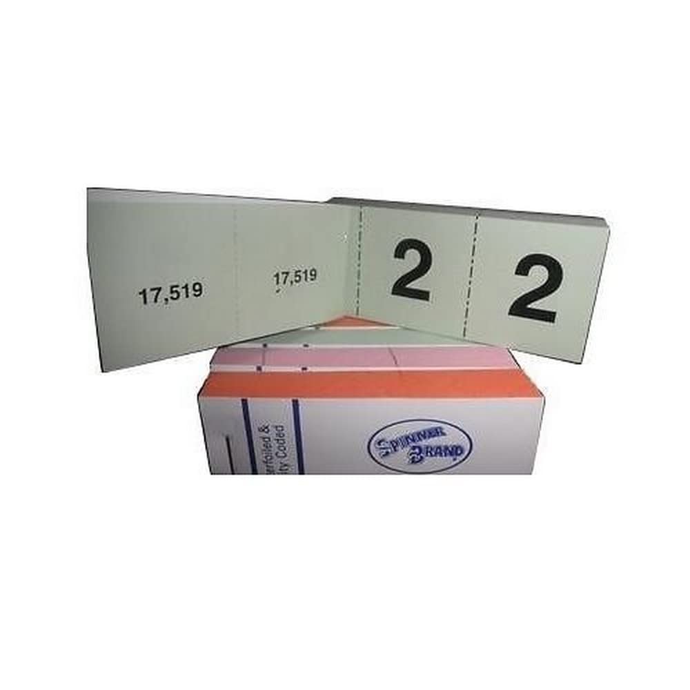 Bingosupermarket Cloakroom Raffle Tickets 1-100 coloured booklet (1)