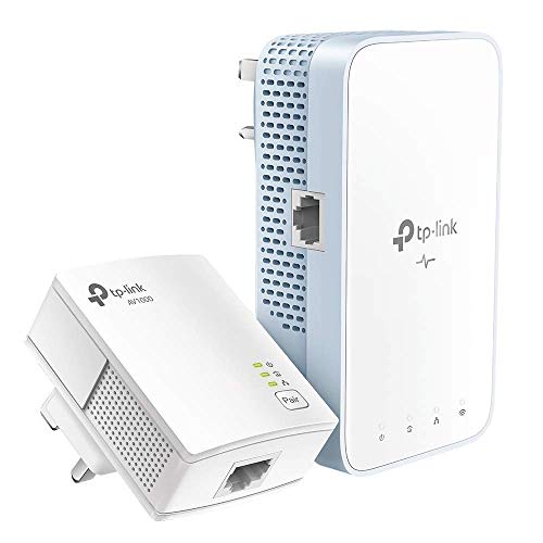 TP-Link AV1000 Gigabit Powerline ac Wi-Fi Kit, Broadband/WiFi Extender, WiFi Booster/Hotspot, Refurbished