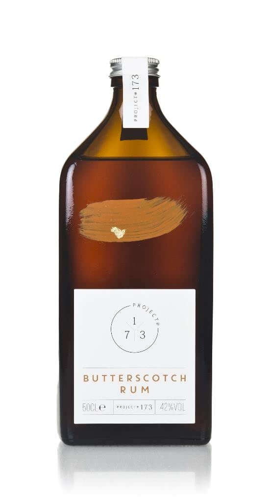 Project #173 Butterscotch Flavoured Rum | 42%, 50cl | Caribbean Rum | Rich, Creamy, Sweet Butterscotch Notes | Over Ice or in a Cocktail