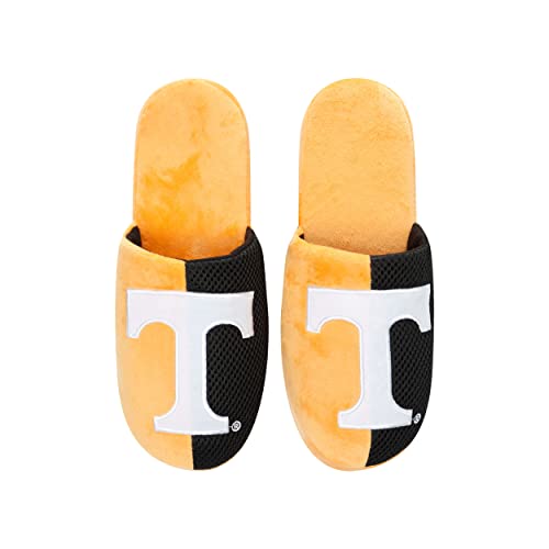 Image of FOCO Oklahoma Sooners NCAA Mens Team Logo Staycation Slippers