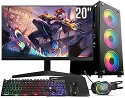 Pc Gamer Completo Intel I5 16gb Ssd 512GB Kit Gamer Monitor 20