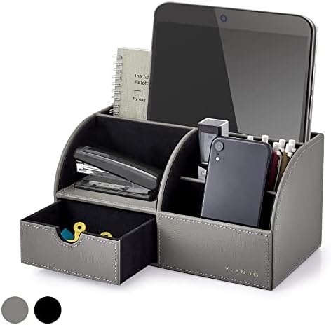 Vlando Office Desk Organizer Leather Desktop