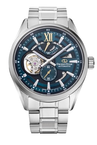 [オリエントスター] ORIENT STAR 自動巻き腕時計 モダンスケルトン 機械式 日本製 国内メーカー保証2年付 RK-AV0134E メンズ グリーン
