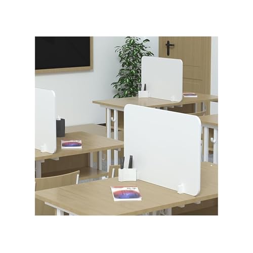 Cloison de séparation de bureau en acrylique 30x50cm pour l'intimité