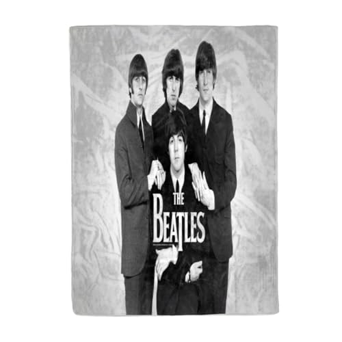 CHEWYZ Couverture en Peluche The Beatles en Flanelle imprimée en 3D,Couverture Polaire Chaude et Moelleuse,Couverture Douce pour Enfants et Adultes (200x230cm) - Les Beatles, Paul McCartney, John Lennon, RIngo Starr, George Harrison CHEWYZ Couverture en Peluche The Beatles en Flanelle imprimée en 3D,Couverture Polaire Chaude et Moelleuse,Couverture Douce pour Enfants et Adultes (200x230cm) – Image 3