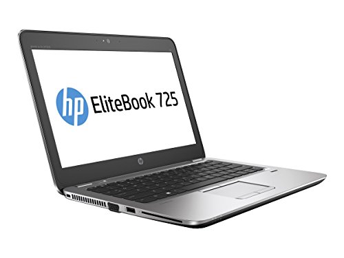 Image of HP Elitebook 725 G3 12.5 inch Notebook, 8 GB RAM, 128 GB SSD, AMD Radeon R6, Silver (T1C14UT#ABA)