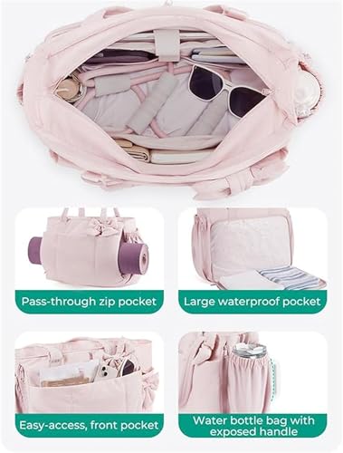 Luvys Bag Crush Bow Tote Bag, Travel Multifunctional Leisure Light Weight Crush Bow, for Daily Use Work and Travel2