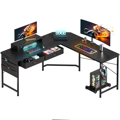 ID166097　デスク YeTom L字デスク PCデスク 125cm×125cm ビンテージ