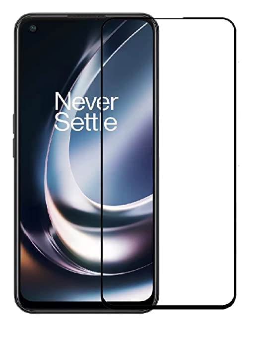 Image of STP FEEL Tempered Glass Compatible for Oneplus Nord CE | Edge to Edge Coverage Screen Protector Guard | Full Screen Protector (Pack of 2)