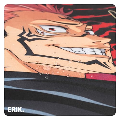Grupo Erik: Tappetino Mouse Jujutsu Kaisen | Tappetino Mouse Anime Xxl, Base Antiscivolo, 100% Waterproof E Con Rifiniture Di Qualità, 80 X 35 Cm, Jujutsu Kaisen Gadget - 5