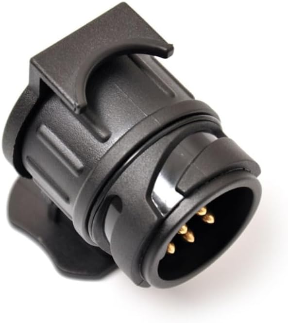 10pcs Pin to Pin Trailer Adapter Connector for and Trailers Easy Locking Design Weather Sealing and Flap for Secure Connections