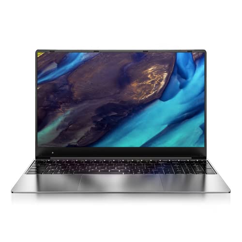 DAYSKY-Laptop-Windows-10-156-Laptop-Computer-with-Full-Size-Keyboard-12GB-DDR4-512GB-SSD-1920x1080-FHD-Display-Intel-Celeron-N5095-CPU-Up-to-29Ghz-5G-WiFi-USB-30-Type-C-MBOOK-M10-Sliver