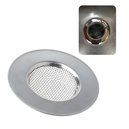 Colador para fregadero de acero inoxidable plateado miniatura 4