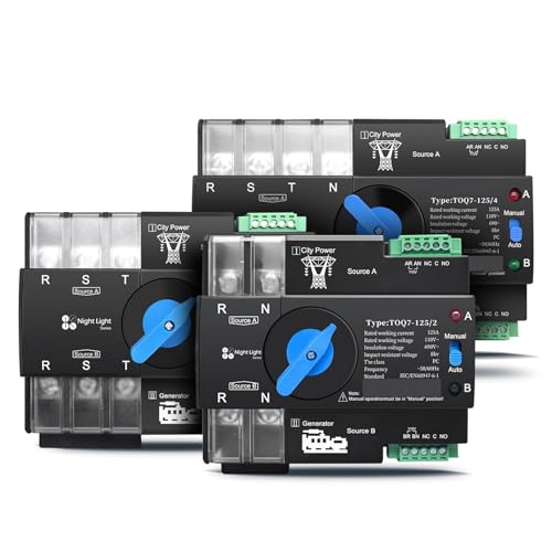 Sélecteur de transfert de puissance TOQ7 pour sécuriser la maison en 110V